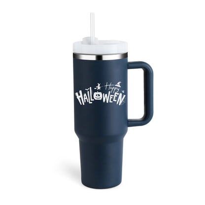 1200ml Thermal Mug with Handle and Straw - Keeps Drinks Cold for 24h | Gym and Travel