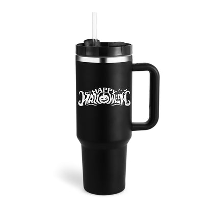 1200ml Thermal Mug with Handle and Straw - Keeps Drinks Cold for 24h | Gym and Travel